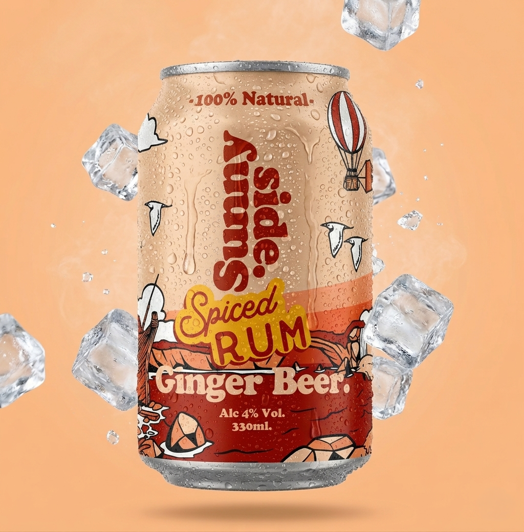 Spiced Rum & Ginger Beer 330ml
